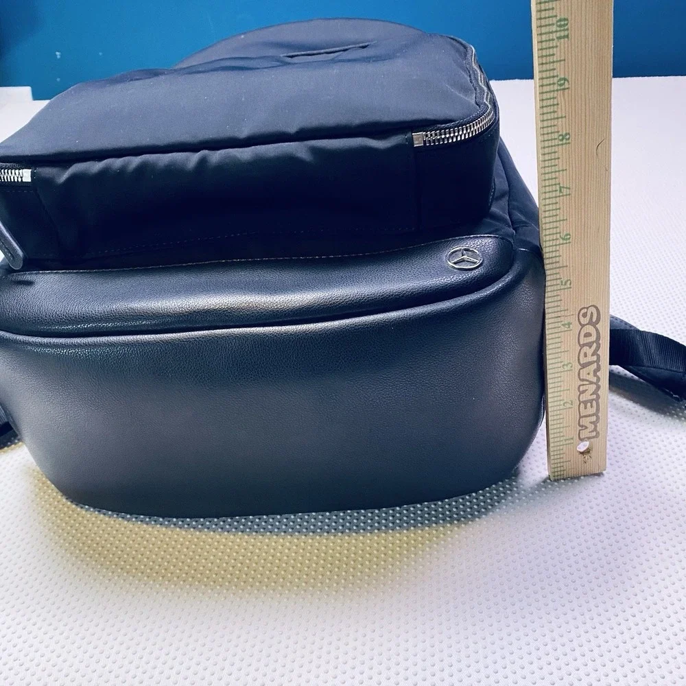 Haerfest x Mercedes Benz Limited Edition Black Nylon Leather Travel Backpack